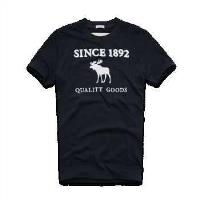 heren abercrombie and fitch korte tees since 1892 quality goods donkere marineblauw wit Overhemd Kopen hw1lb697